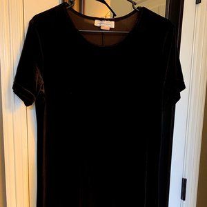 Velvet Burgundy Mini Dress